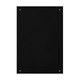 Preview: Wand-Kreidetafel ohne Rahmen schwarz 55x80cm 