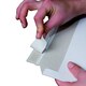 Preview: Vollpappe-Versandtasche 167x240mm stabile Vollpappe Selbstklebeverschluss A5 weiß