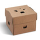 Preview: BIONATURE Burgerboxen kraft braun Fettbarriere Recycling 12x12x10cm 
