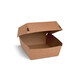 Preview: Hamburgerboxen kraft braun 115x 115x 78cm 