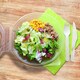 Preview: Salatschalen klar mit angehängtem Domdeckel 1700ml PP 