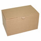 Preview: Versandkarton 190x110x110mm schnelle Aufrichtung mit Steckverschluss braun