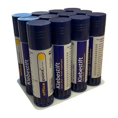 Preview: Klebestifte 40g auswaschbar Lösungsmittelfrei 12 Stück Packung