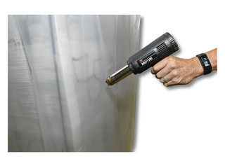 Schrumpfhaube Palettenhaube 1300+1100x1600mm transparent 100my