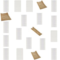 Papierbeutel Papierfaltenbeutel weiß braun Bäckerei Gebäck Eisenwaren Schreibwaren Auswahl