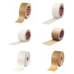 (€ 0,04/m-€ 0,14/m) TESA Papierklebeband 4713 braun weiß 50 75 150 mm Auswahl