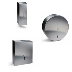 Edelstahl Seifenspender Toilettenpapierspender Falthandtuchspender Auswahl