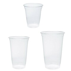 BIO Einweg Trinkbecher Bierbecher 300 400 500 ml Eichstrich Ø95 mm PLA Auswahl