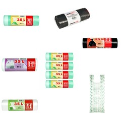 Müllsäcke Müllbeutel 35 Liter Farbe Stärke Austattung Auswahl