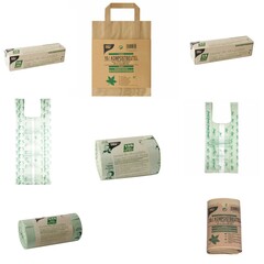 Bio Kompostbeutel Kompostsäcke Müllbeutel Bioabfall Papstar 10L-240L Auswahl