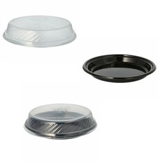 Mehrweg Menüteller rund Ø 22 cm H 2,6 cm Mikrowellentauglich Auswahl Deckel Set