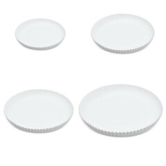 BIONATURE Pappteller rund tief Ø 26 29 32 34cm kompostierbar recycling Papier