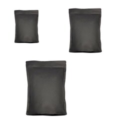 Standbodenbeutel Kraftpapier schwarz 750 1000 2000 ml Kaffee Tee Gewürze Auswahl