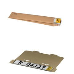 Versandtaschen für KFZ-Kennzeichen Auswahl bis 50 mm Höhe