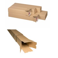 Versandhülsen A0 A1 A2  435-1005 mm PLAN BOX braun Poster Plan Sk Verschluss