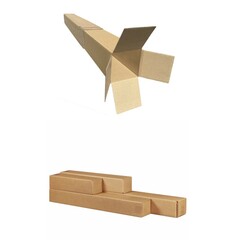 Versandhülsen Versandrohr langer Karton Poster Plan teleskopierbar bis 1850mm