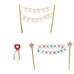 Tortendekoration Geburtstag Hochzeit Verlorbung Tortenstecker Buffet