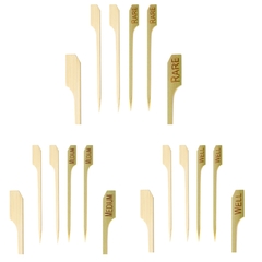 Foodmarker Steakmarker Bambus Rare Medium Well 90 mm