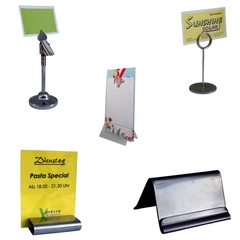 Tischkartenhalter Tageskarte Speisekarte Cocktail Dessertkarte Bistro Restaurant