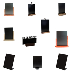 Tisch Kreidetafeln Restaurant Bistro beschreibbar Tagesgericht Speisen Cocktail