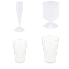Mehrwegbecher Pfandbecher Weinglas Sektglas Cocktailglas 100 200 300 ml