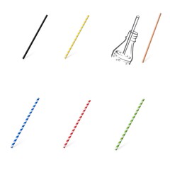 Strohhalm Trinkhalm Papier JUMBO 250 mm Ø 8 mm uni gestreift Auswahl