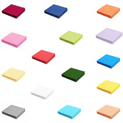 Servietten Einweg 33 x 33 cm 1/4-Falz 3-lagig 15 Farben Auswahl