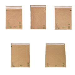 AROFAIR Papierpolstertaschen Recycling Ersatz Luftpolstertaschen 5 Größen