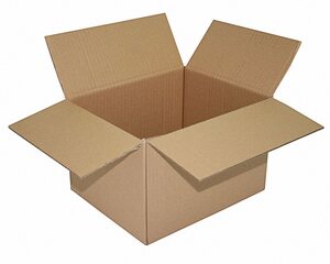 Faltkarton 280x220x180mm 1-wellig Dickwelle braun