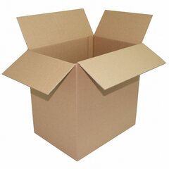 VEPATIM 2 Faltkarton 350x250x(200)-350mm mit variabler Höhe 1-wellig Dickwelle Din A4+ braun