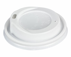 Domdeckel passend für Pappbecher - "Coffee to go" - 200ml mit 80mm Ø 