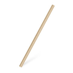 Papiertrinkhalme JUMBO kraft braun 200 mm Ø 8 mm 