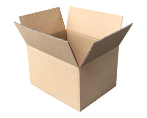 Faltkarton 430x335x270mm 2-wellig Din A3+ mit seitlichen Tragegriffen braun