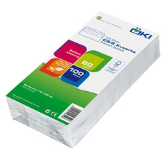 ÖKI Briefumschläge Kuvert C5/6 110x220mm weiß 80 gr. selbstklebend 