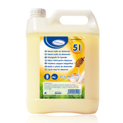 (EUR 1,64/L-EUR 1,95/L) Flüssigseife Seifenspender Milch & Honig 5 L Kanister