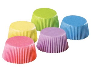 Gebäckkapseln Muffin-Kapseln bunt sortiert Ø 50 x 30 mm 