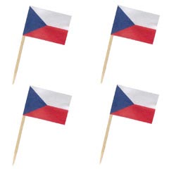 Flaggenpicker Fahnenpicker Deko-Picker Land 'Tschechien' 