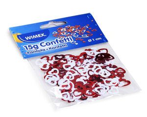 Preview: Metallkonfetti Herzen Metallic-Glanz 15gr.