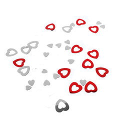 Preview: Metallkonfetti Herzen Metallic-Glanz 15gr.