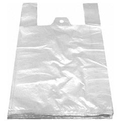 Hemdchentragetaschen HDPE weiß 300+180x550mm 