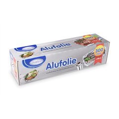 Alufolie in praktischer Spenderbox mit Abreiss-Schiene 29 cm x 300 m 10,5 my
