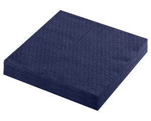 Servietten Prägeservietten 1-lagig 33 x 33 cm dunkelblau 