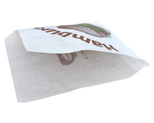 Preview: Hamburgerbeutel 16 x 16 cm oben und 1x seitlich offen 