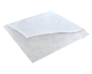 Hamburger Beutel weiss 16 x 16 cm oben und 1x seitlich offen 