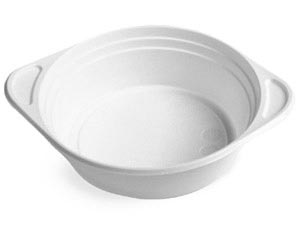 Suppenterrine Einweg-Mikrowellenterrine weiß (PP) 500 ml 