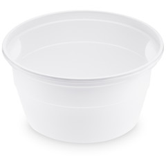 Suppenbecher 500 ml PP weiß siegelbar Ø 12,7 x 6,6 cm 