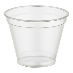 VEPATIM 50 Trinkbecher Smoothiebecher Dessertbecher 250 ml Ø 95mm PET glasklar