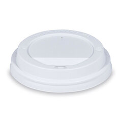 Domdeckel weiß für Pappbecher WX-762.. WX-766.. WX-768.. mit 90 mm Ø 