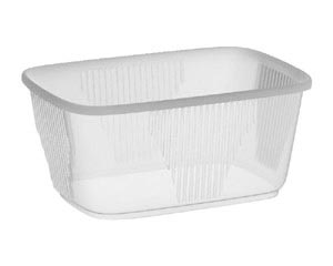 Rechteckbecher klar 250 ml (PP) 