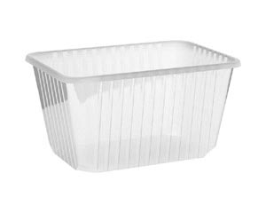 Rechteckschalen klar 1500 ml (PP) 
